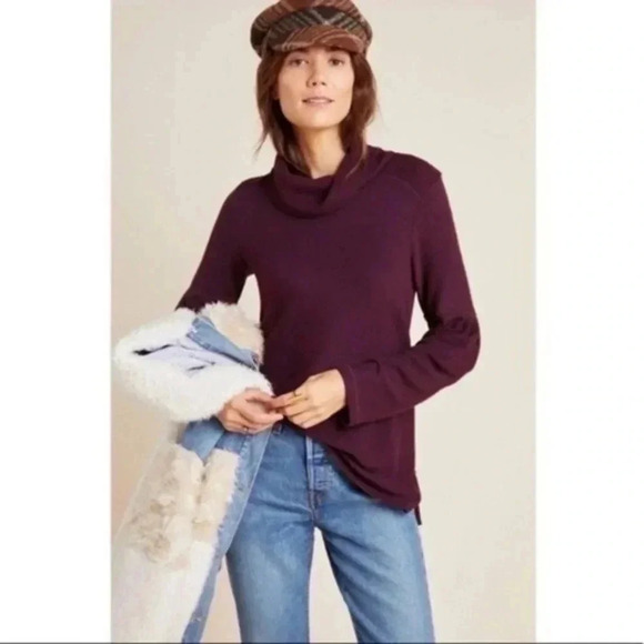 Anthropologie Rachael turtleneck pullover top 
Size XS
NWOT - Picture 1 of 7